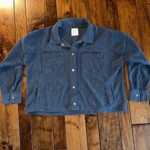 Thread & Supply Navy Corduroy Jacket / Shacket